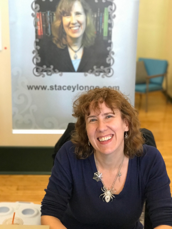 Author Stacey Longo at the New Bedford Book Festival.